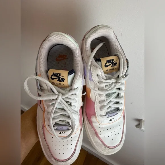 Nike Wmns Air Force 1 Shadow 'Orange Chalk Pink Glaze' 8 - Picture 7 of 11